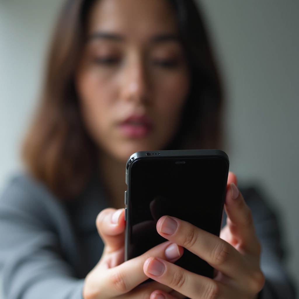 miksi taustani on musta iPhonessa