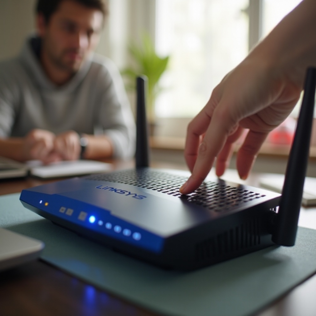 วิธีการรีเซ็ตเราเตอร์ Linksys อย่างหนัก