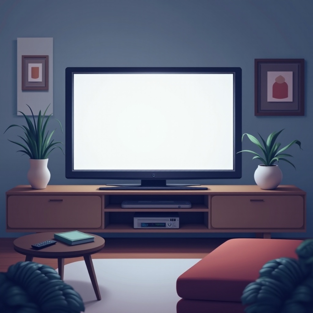 telewizor włącza się, ale nie ma obrazu ani dźwięku