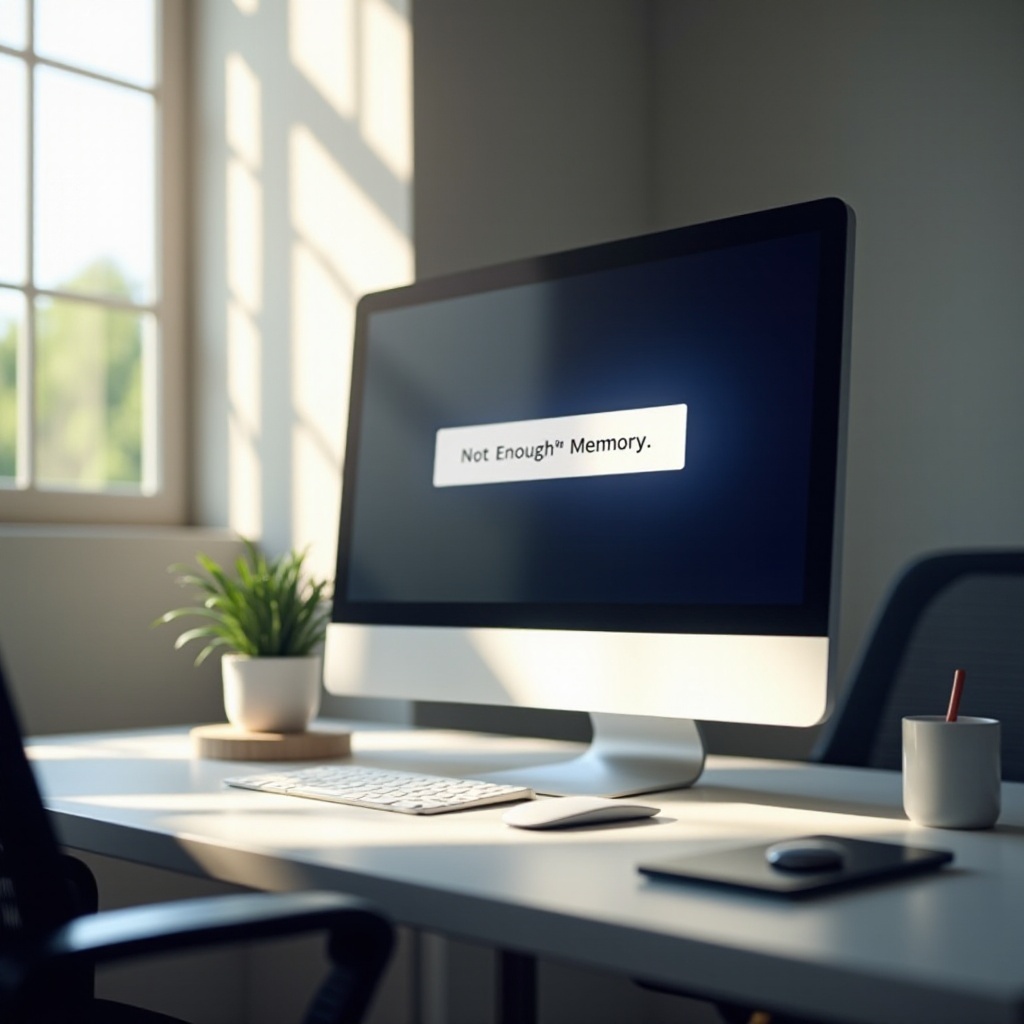 my computer says not enough memory