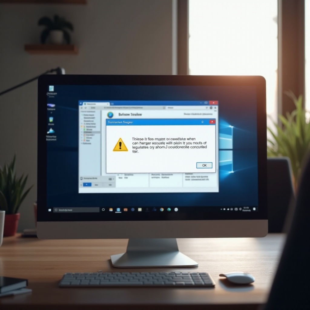 Windows 10 이러한 파일은 컴퓨터에 해로울 수 있습니다