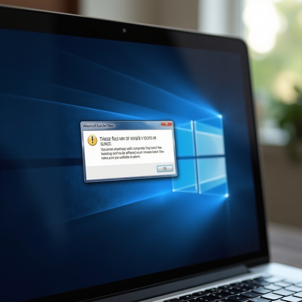 Windows 10 これらのファイルはコンピュータに有害な可能性があります