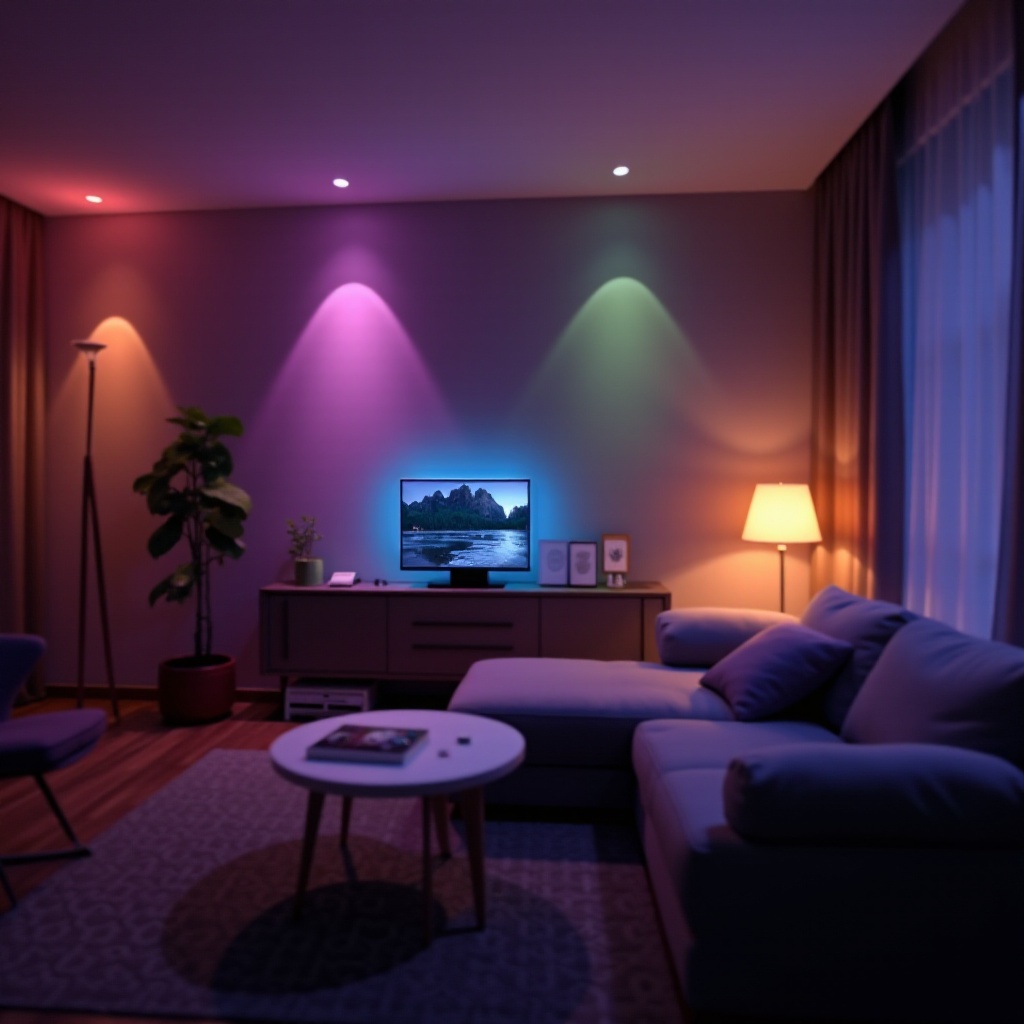 perubahan warna lampu philips