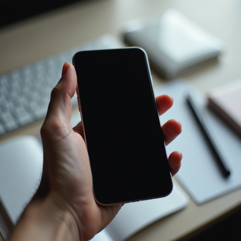 waarom is mijn achtergrond zwart op mijn iPhone