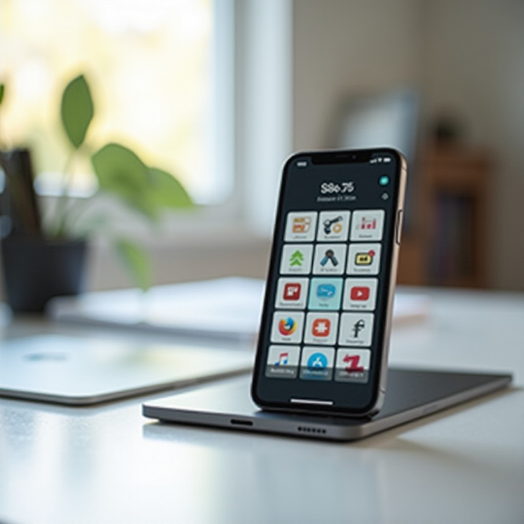 voeg actietegels toe aan de telefoon