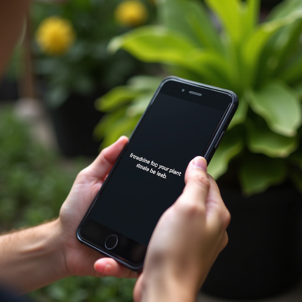 Pengenal tanaman iPhone tidak berfungsi