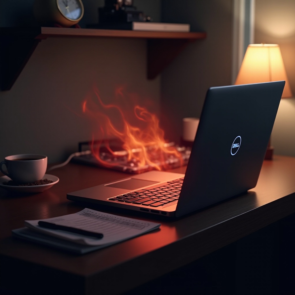 dell laptop overheating