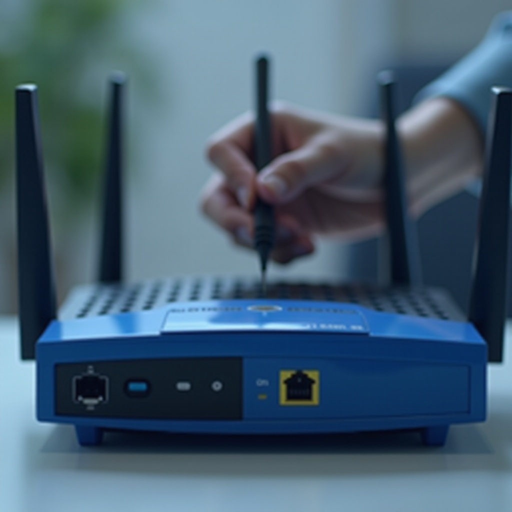 jak zresetować twardo router linksys