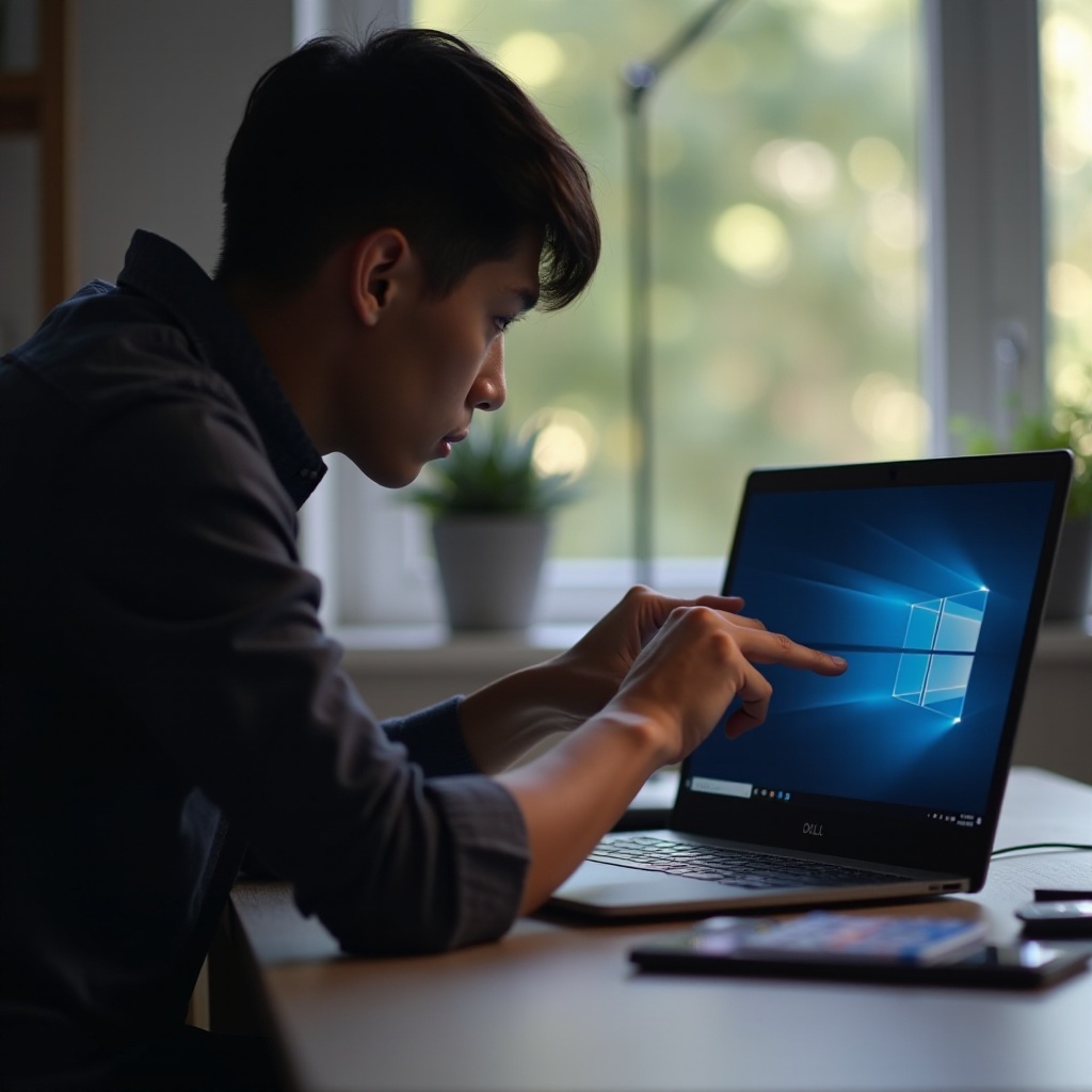 터치스크린 Dell 노트북이 작동하지 않음