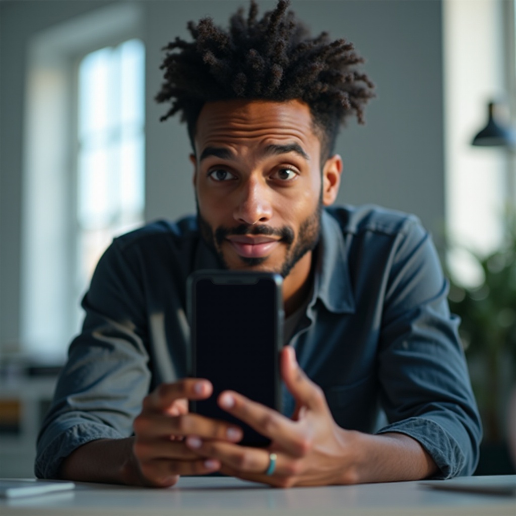 waarom is mijn achtergrond zwart op mijn iPhone