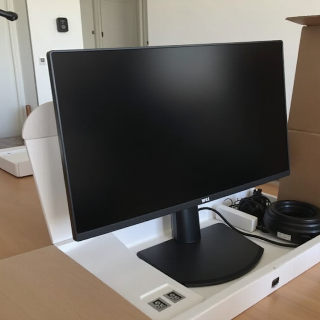 how to setup series 5 524sw monitor