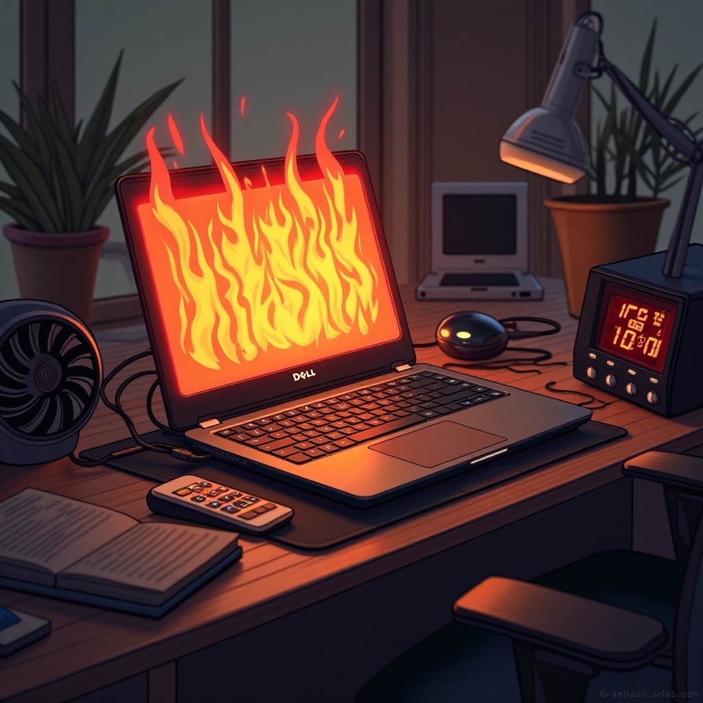 デルのノートパソコンの過熱