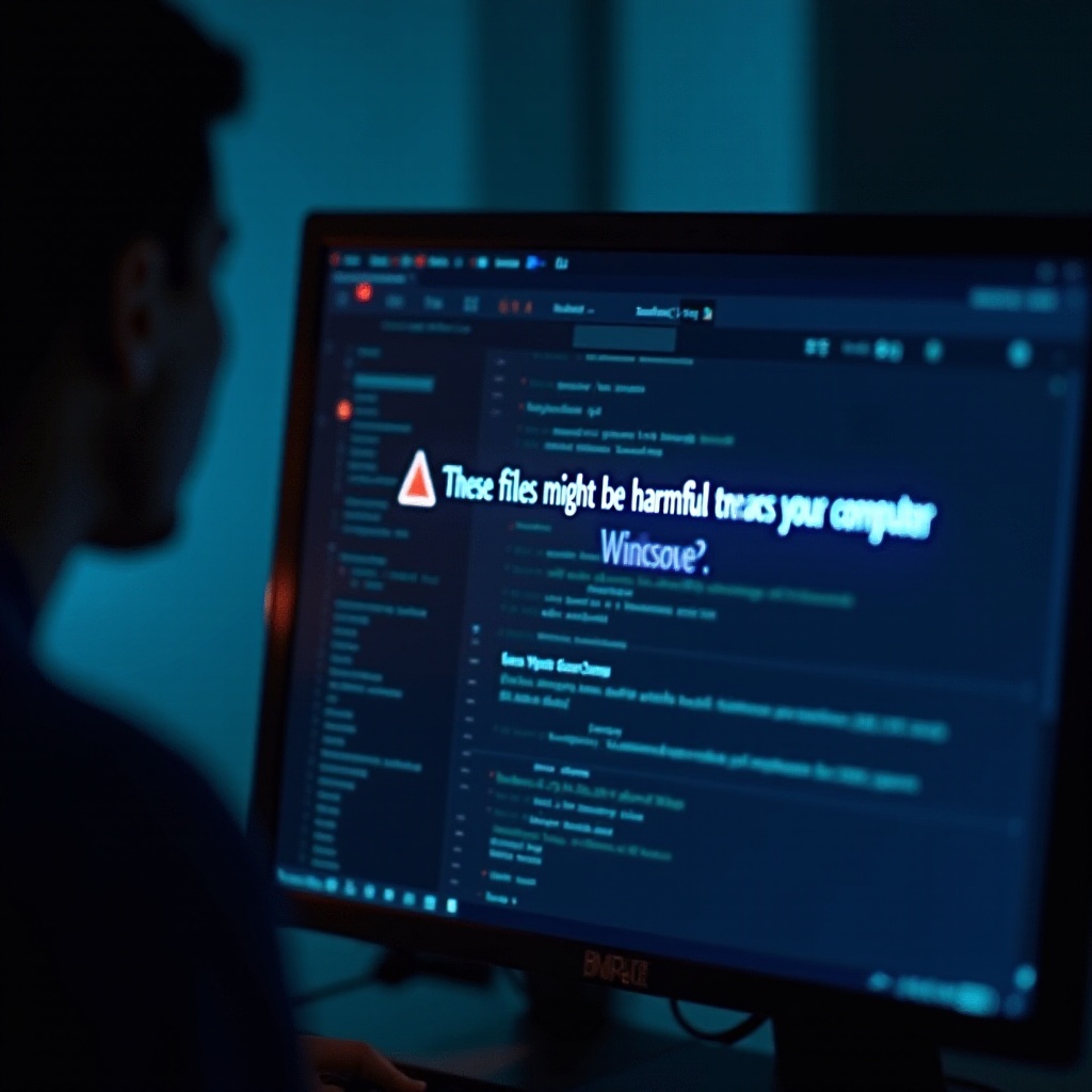 Windows 10 이러한 파일은 컴퓨터에 해로울 수 있습니다